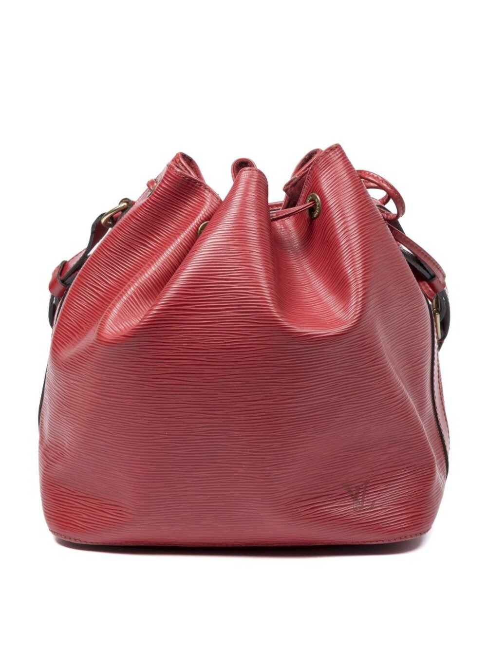 Louis Vuitton Noe Red Epi Bucket Bag